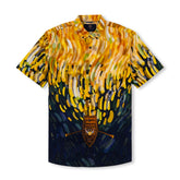 Chemise à manches courtes avec col camp et imprimé Match